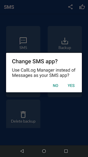 Screenshot of Super SMS Backup & Restore