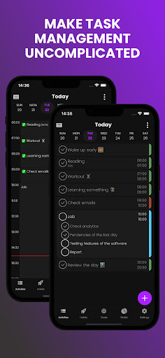 Android application Flynow - Tasks, Habits & Goals screenshort