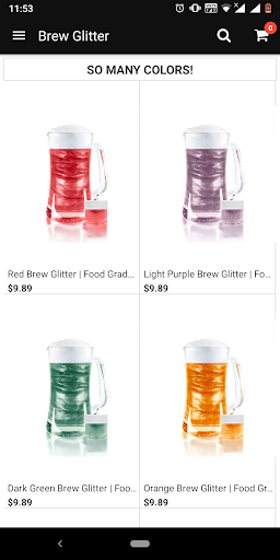 Brew Glitter Screen 3