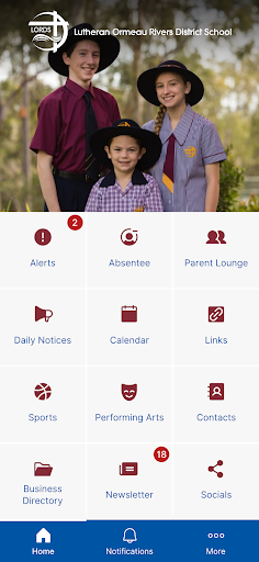 Android application Lutheran Ormeau Rivers screenshort