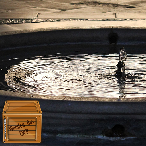 water fountain wallpaper logo