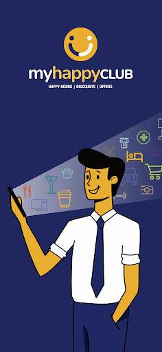Android application myHappyClub - Business screenshort