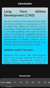 Long Term Athlete Development