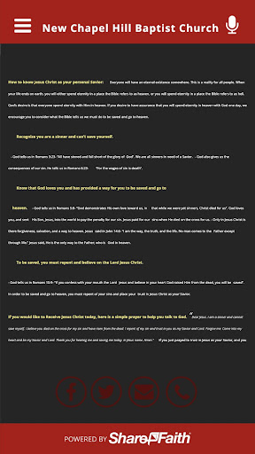 New Chapel Hill Baptist Church