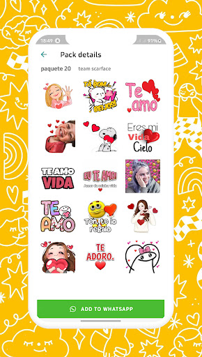 Stickers de Buenos Días - WA Screen 3