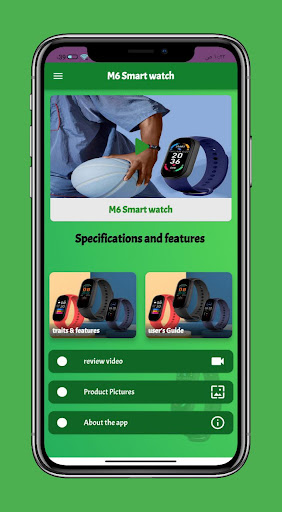 Android application M6 smart watch Guide screenshort