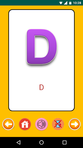 Android application Kids Flashcards screenshort