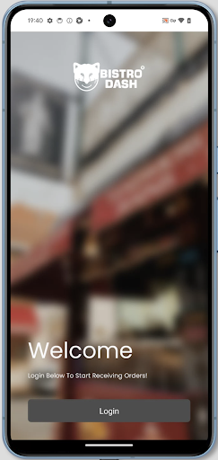 Android application Bistro Dash Business screenshort