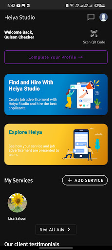 Heiya Studio Jobs & Services Screen 3
