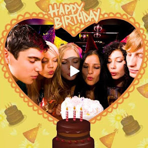 Captura de Pantalla 5 Feliz cumpleaños video con fot android