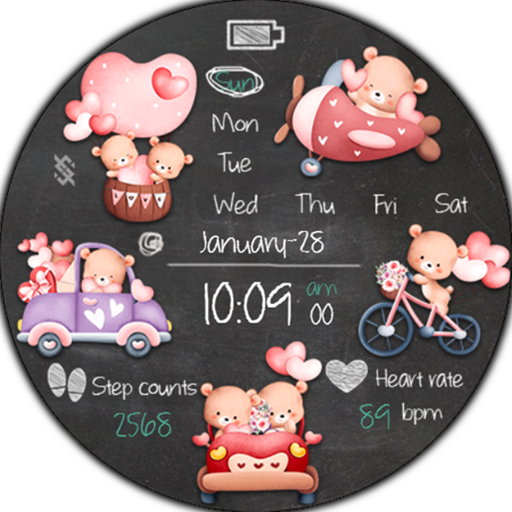 BFF13 - Bear and Valentine Day logo