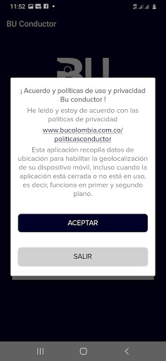 Android application BU Conductor screenshort