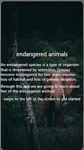 endangered animals by Advik