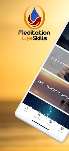 Android application Meditation Life Skills screenshort