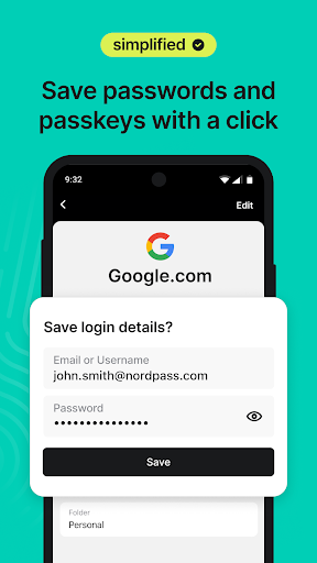 Screenshot of NordPass® Password Manager