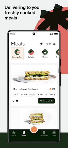 Screenshot of ForeverMore - healthy meals