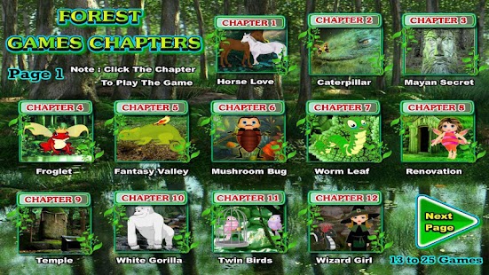 Forest Escape Games - 25 Games Screenshot