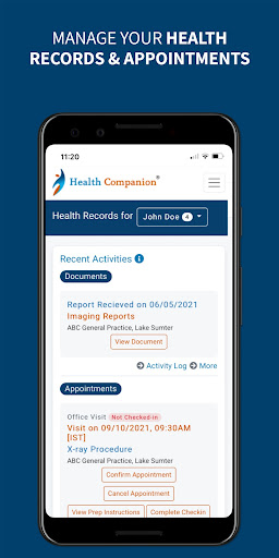 Health Companion Screen 3