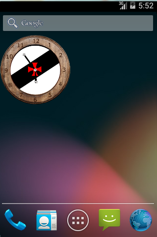 Android application Relógio Vascaino - Não Oficial screenshort