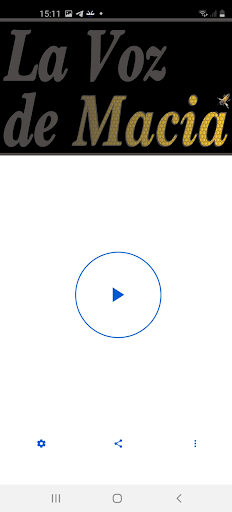 Android application La Voz de Macia screenshort