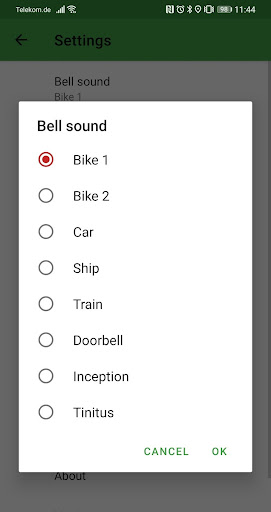 BikeActive: Bell & speedometer Screen 3