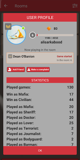 Mafia online Screen 2