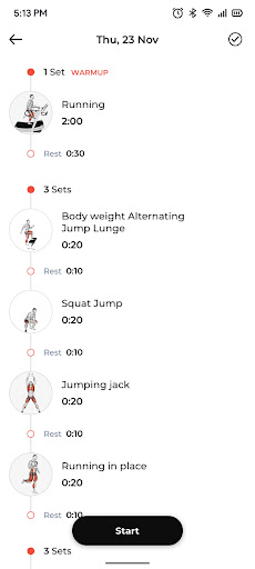 Bellas FIT Screen 3
