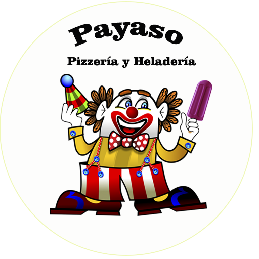 Pizzería y heladería Payaso logo