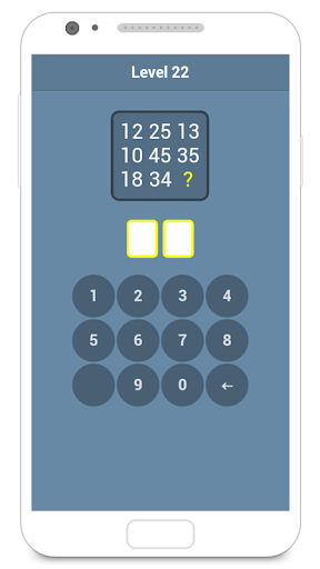 Screenshot of Numbers quiz