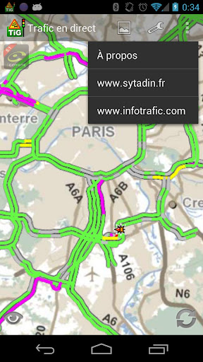 TrafficInfoGrabber Screen 3