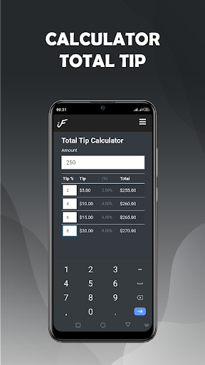Calculator Total Tip Screen 2