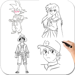 ಐಕಾನ್ ಚಿತ್ರ How To Drawing Anime Step by s