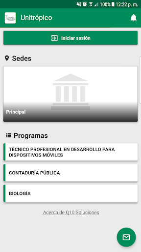Unitrópico Screen 2
