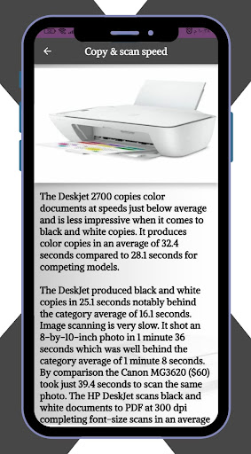HP DeskJet 2700 Printer Guide Screen 3