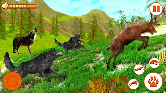 Wolf Simulator Game: wolf Game