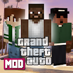 Cover Image of Descargar Mod 😎GTA for Minecraft PE 1.2 APK