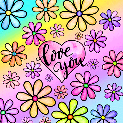 Rainbow Heart - Wallpaper logo