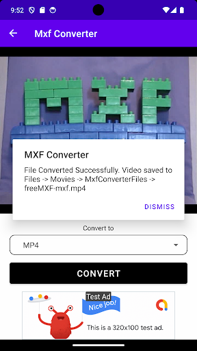 Mxf Player & Converter (Mp4) Screen 3