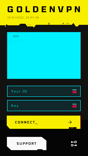 Android application GoldenVpn screenshort