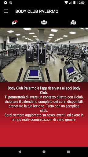 Android application Body Club Palermo screenshort
