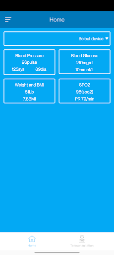 Android application SmartCare RPM screenshort