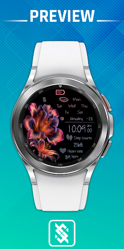 Android application BFF45 - Neon Art Lily Flower screenshort