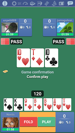 Game screenshot Thousand 1000 Online card game mod apk