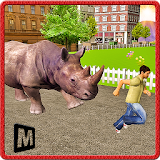 Angry Rhino Revenge Simulator icon