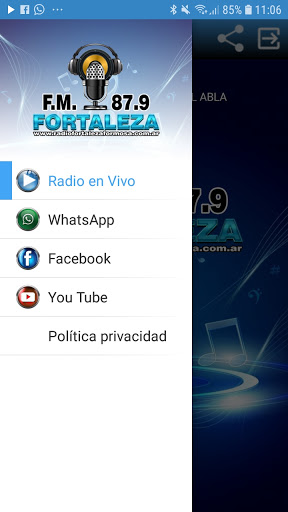 Android application Radio Fortaleza Formosa 87.9 F screenshort
