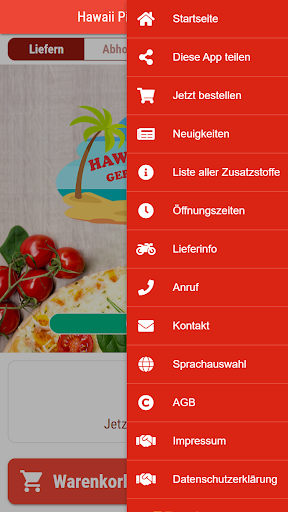 Hawaii Pizza Gersthofen Screen 3