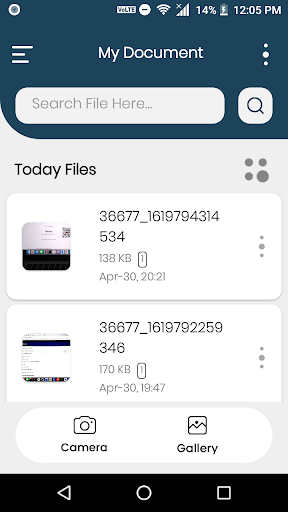 Android application PDF Clarity screenshort
