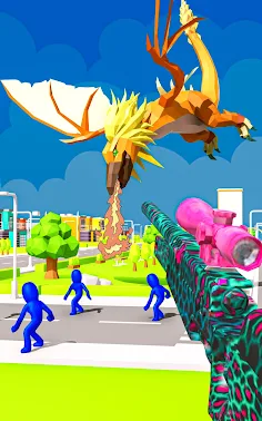 Giant Monster Sniper Wars - Screenshot 1