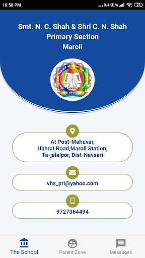 Android application NCS & CNS PRI School Maroli screenshort
