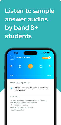 IELTS Speaking Forecast Screen 3